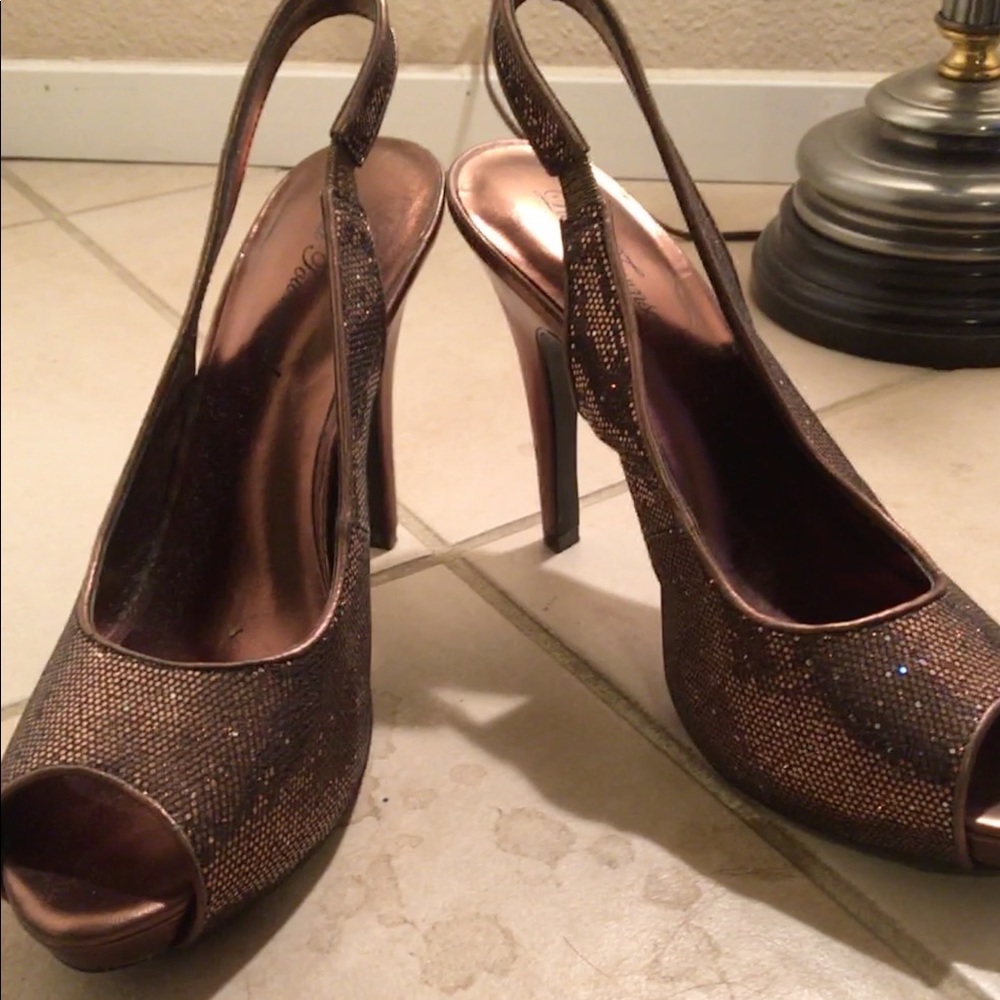 Bronze heels